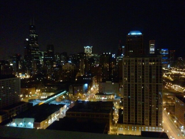 Chicago Night Skyline